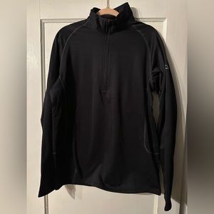 Eddie Bauer® Smooth Fleece 1/2-Zip- Black